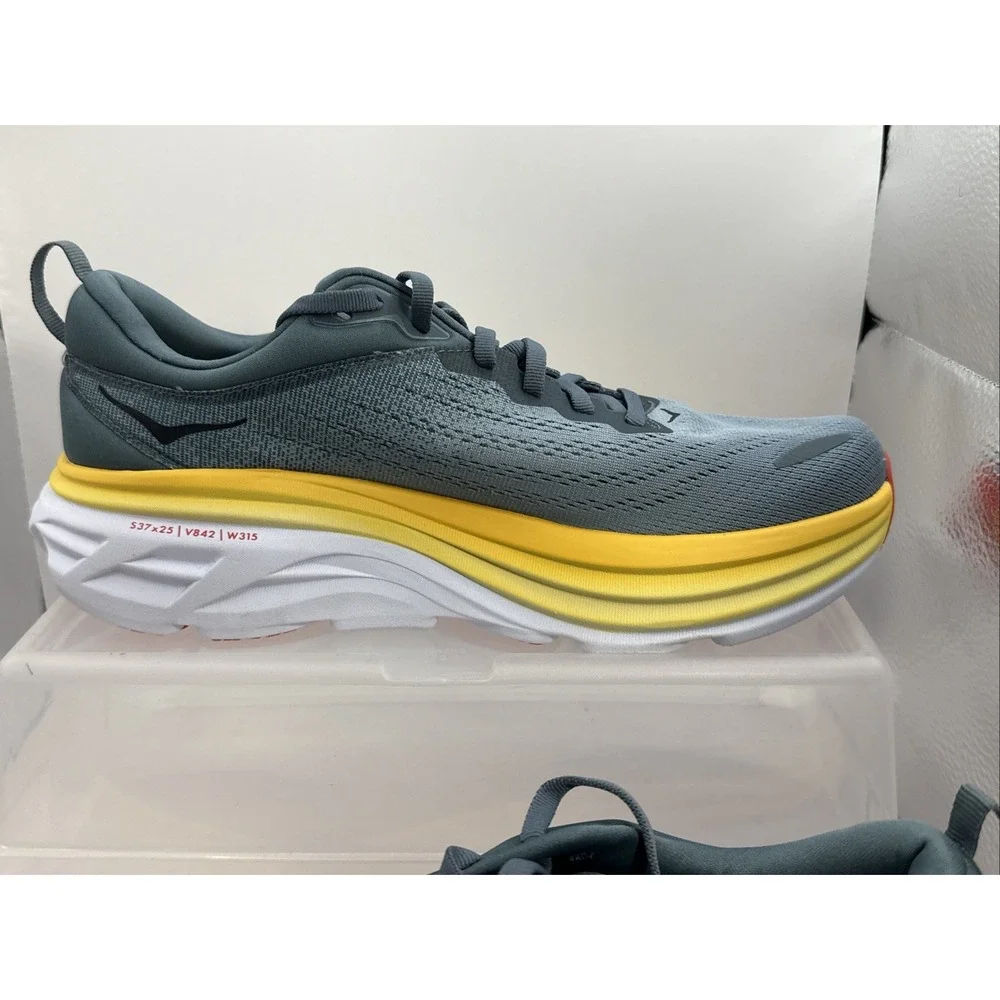 Hoka Bondi 8 Mens Running Shoes Goblin Blue 1123202 GBMS Size 9D Sneaker